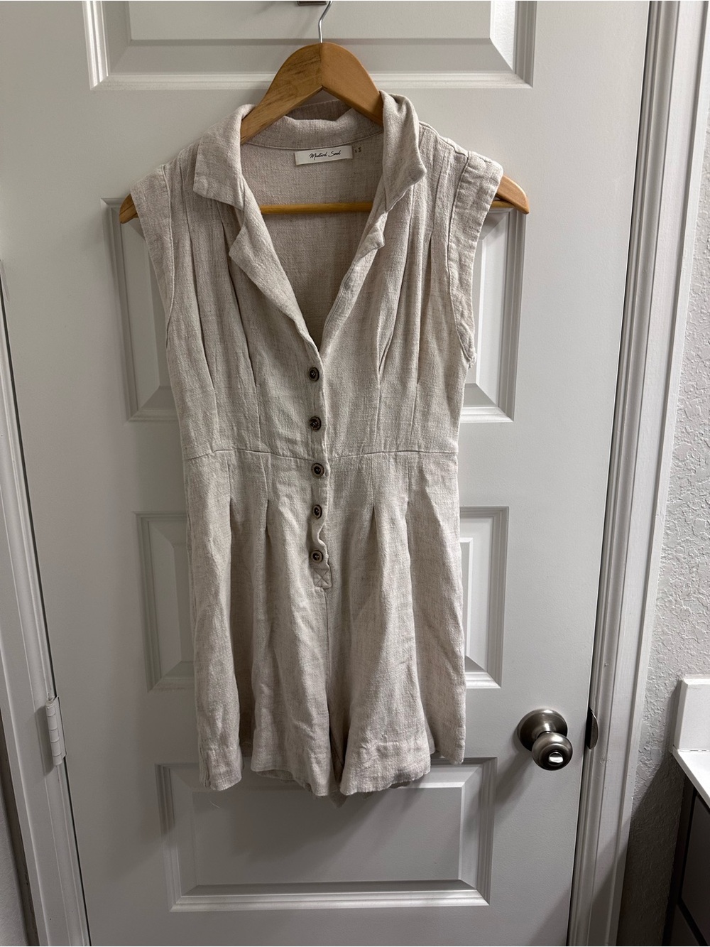 Mustard Seed Neutral Textured Knit Top in Light Taupe